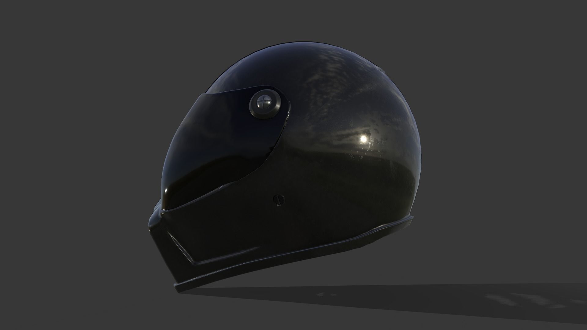 Motorcycle Helmet - Tutorial Included 3D model_15