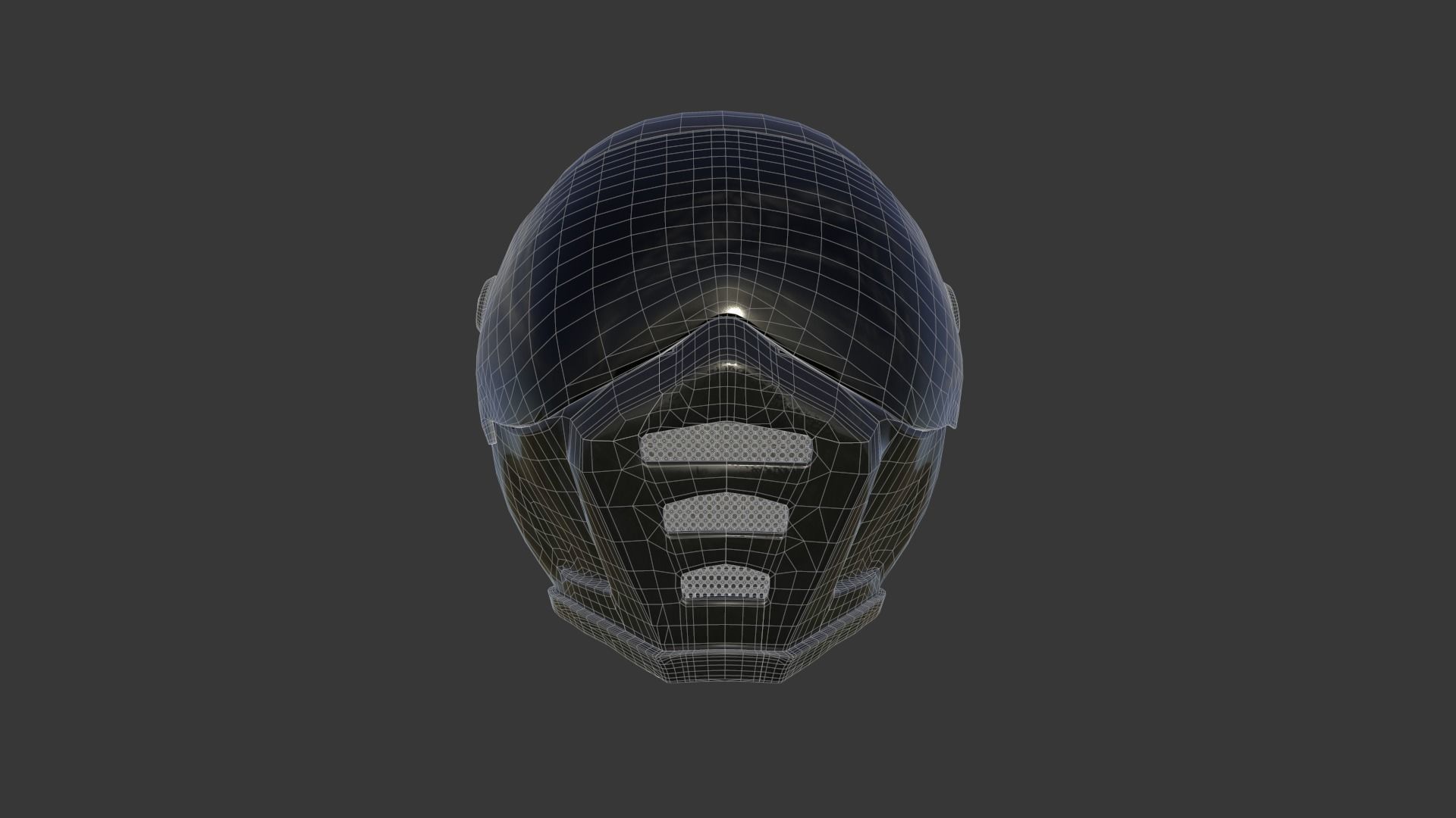 Motorcycle Helmet - Tutorial Included 3D model_12
