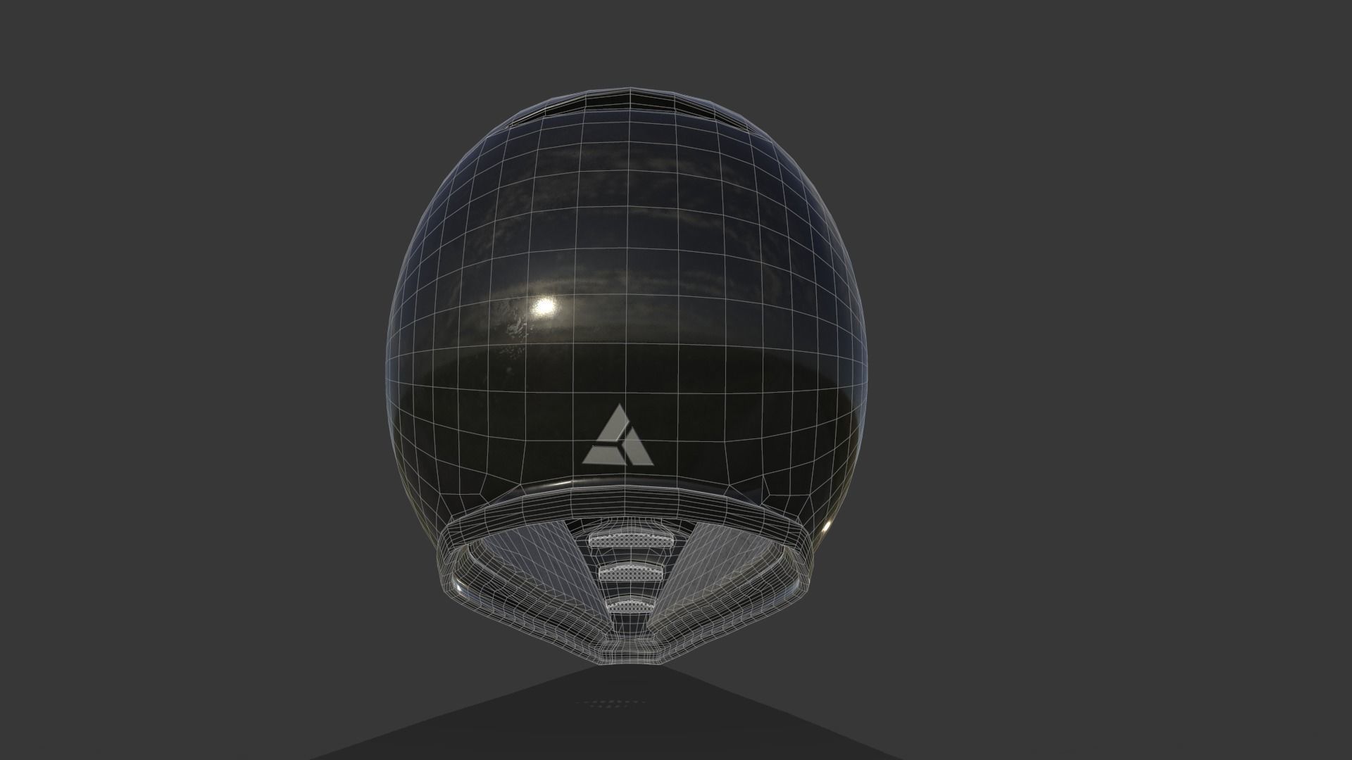 Motorcycle Helmet - Tutorial Included 3D model_18