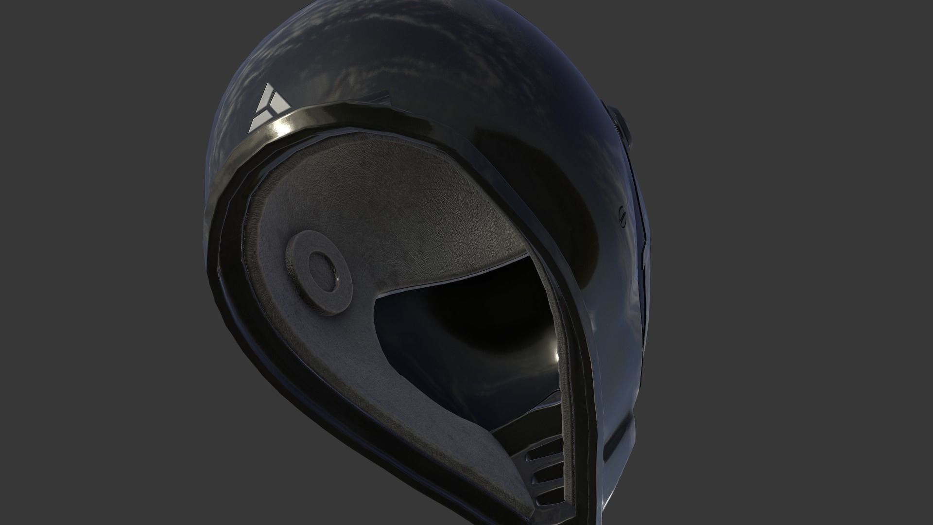 Motorcycle Helmet - Tutorial Included 3D model_19