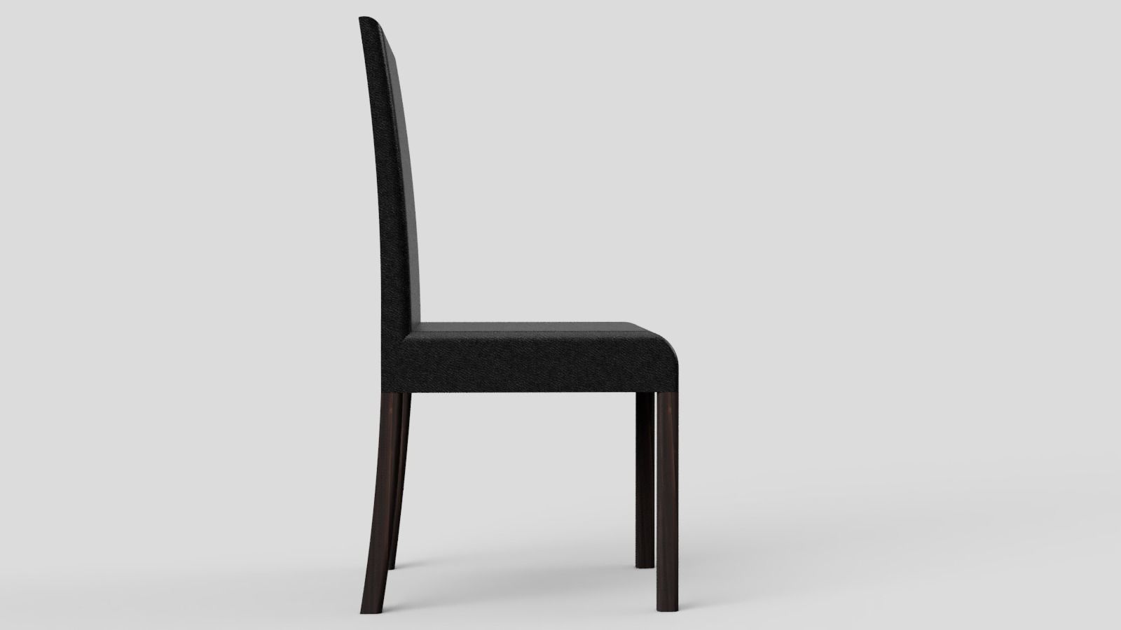 Modern Table Dark Brown 3D model_5