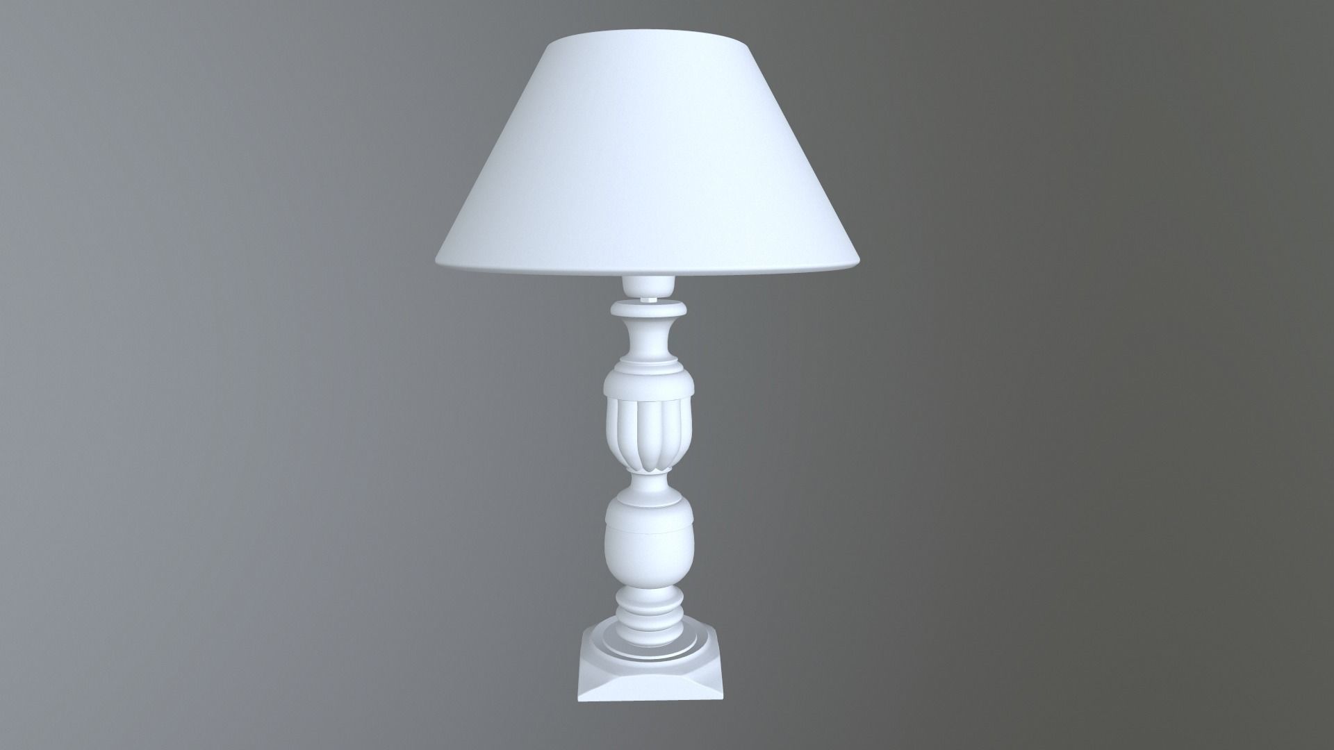 Wooden Lamp Shade Low-poly 3D model_15