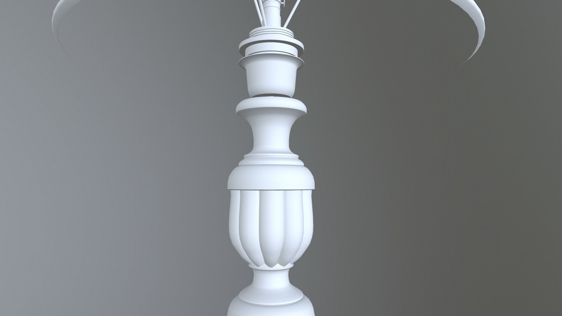 Wooden Lamp Shade Low-poly 3D model_16