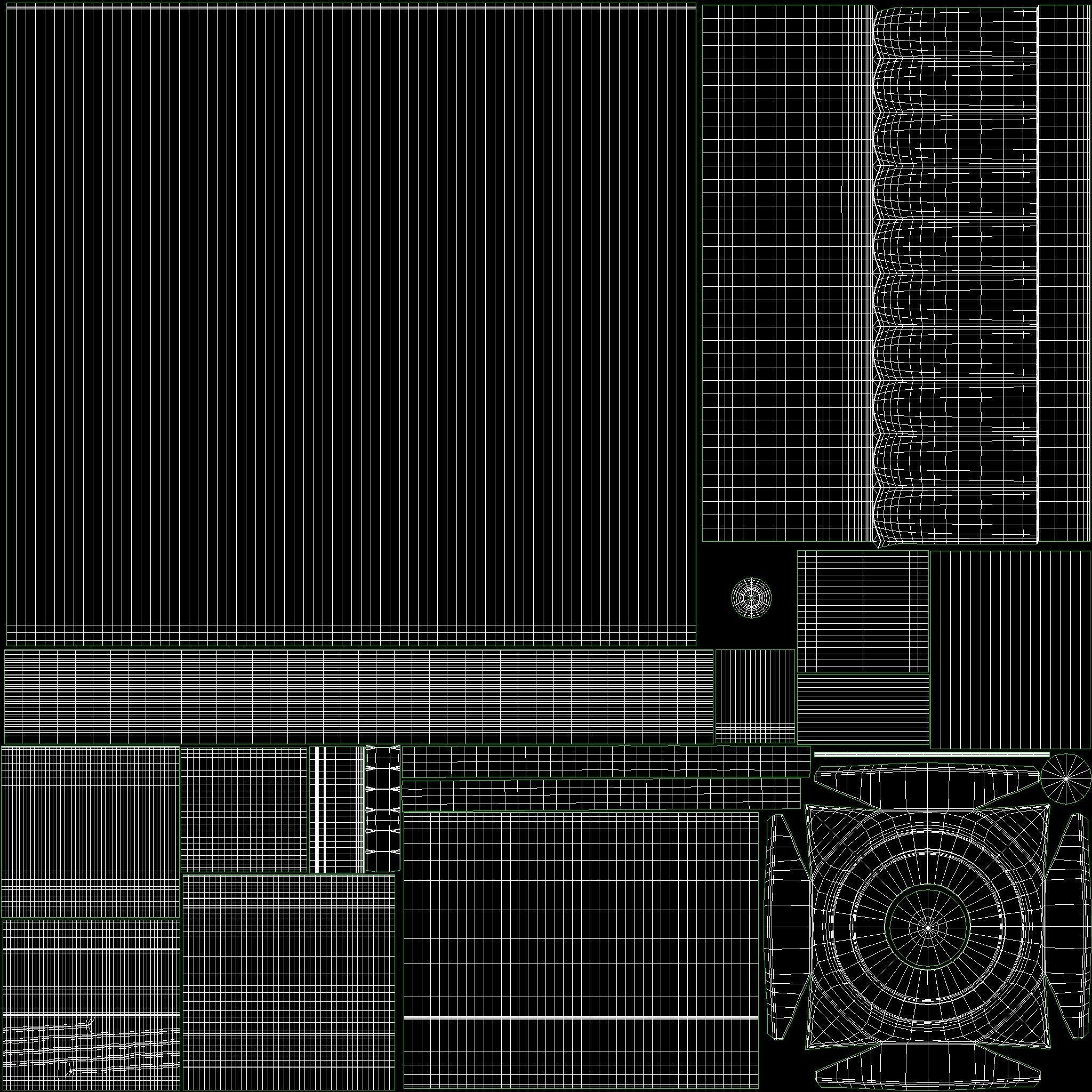 Wooden Lamp Shade Low-poly 3D model_11