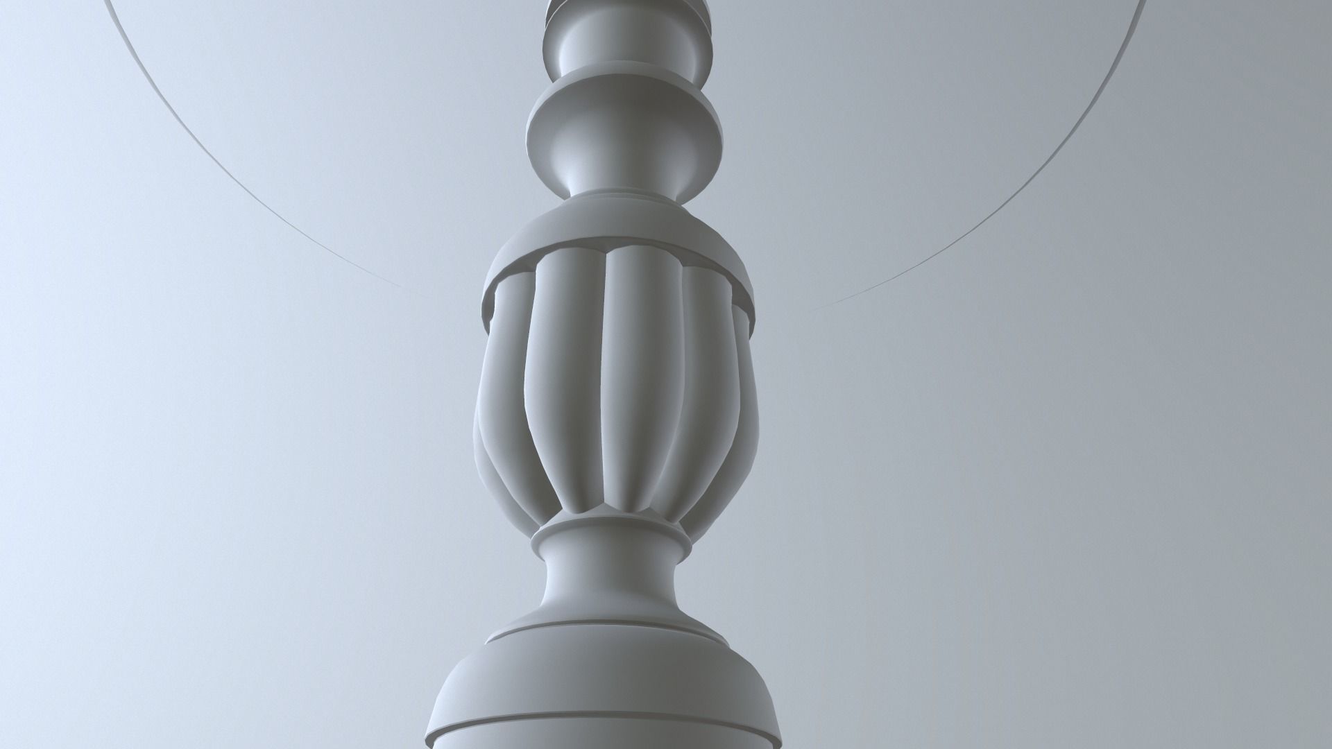 Wooden Lamp Shade Low-poly 3D model_20