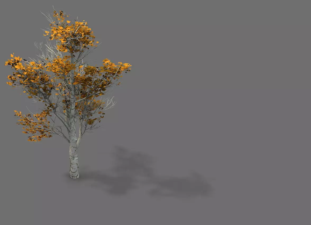 Game Model - Desert - Trees 03 3D model_0
