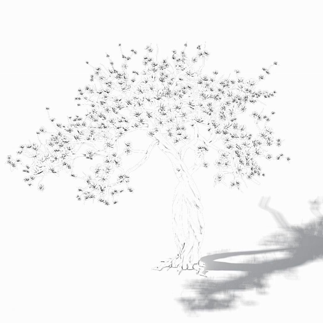 Peach Blossom Island - Trees 06 3D model_4