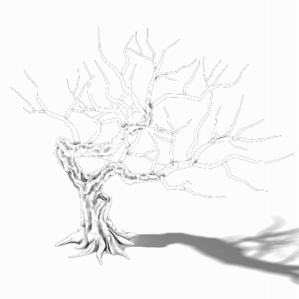 Peach Blossom Island - Peach Tree 01 3D model_5