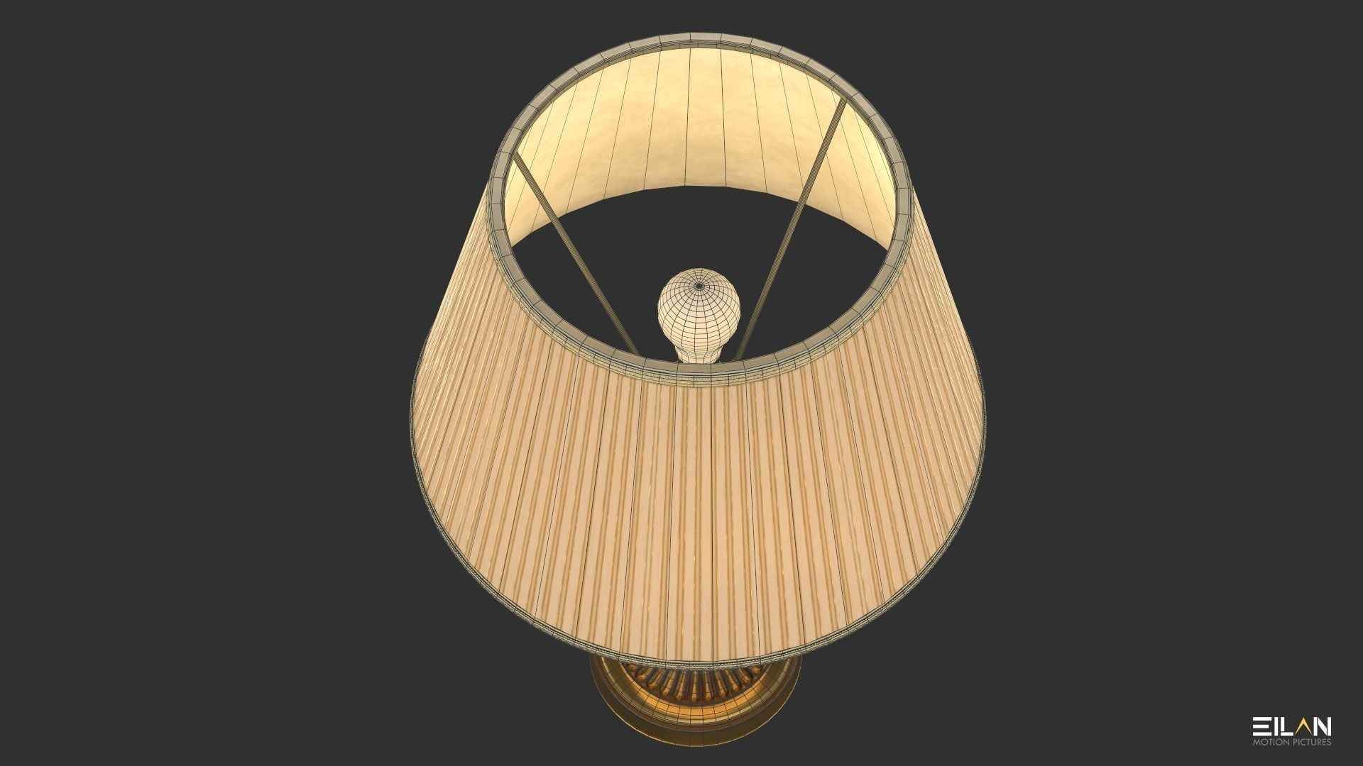 Antique Lamp Shade 3D model_8