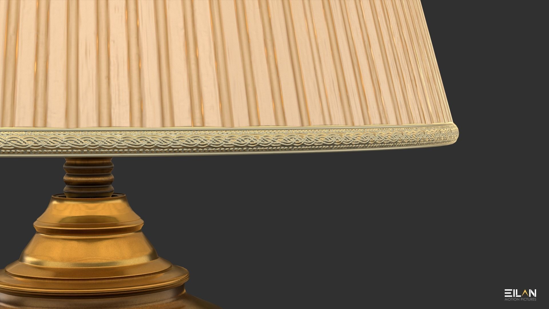 Antique Lamp Shade 3D model_10