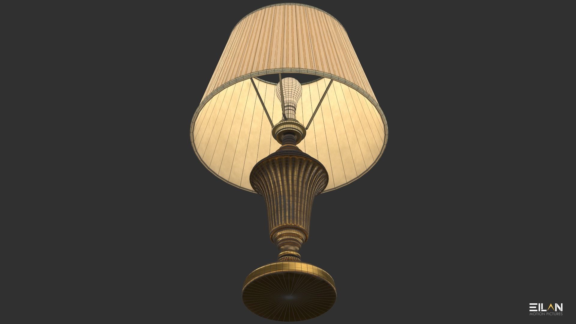 Antique Lamp Shade 3D model_5