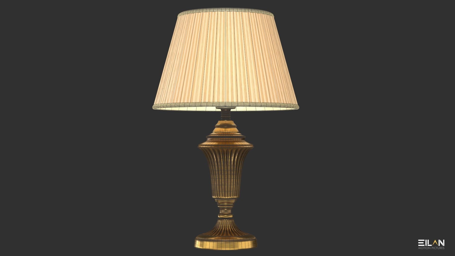 Antique Lamp Shade 3D model_2