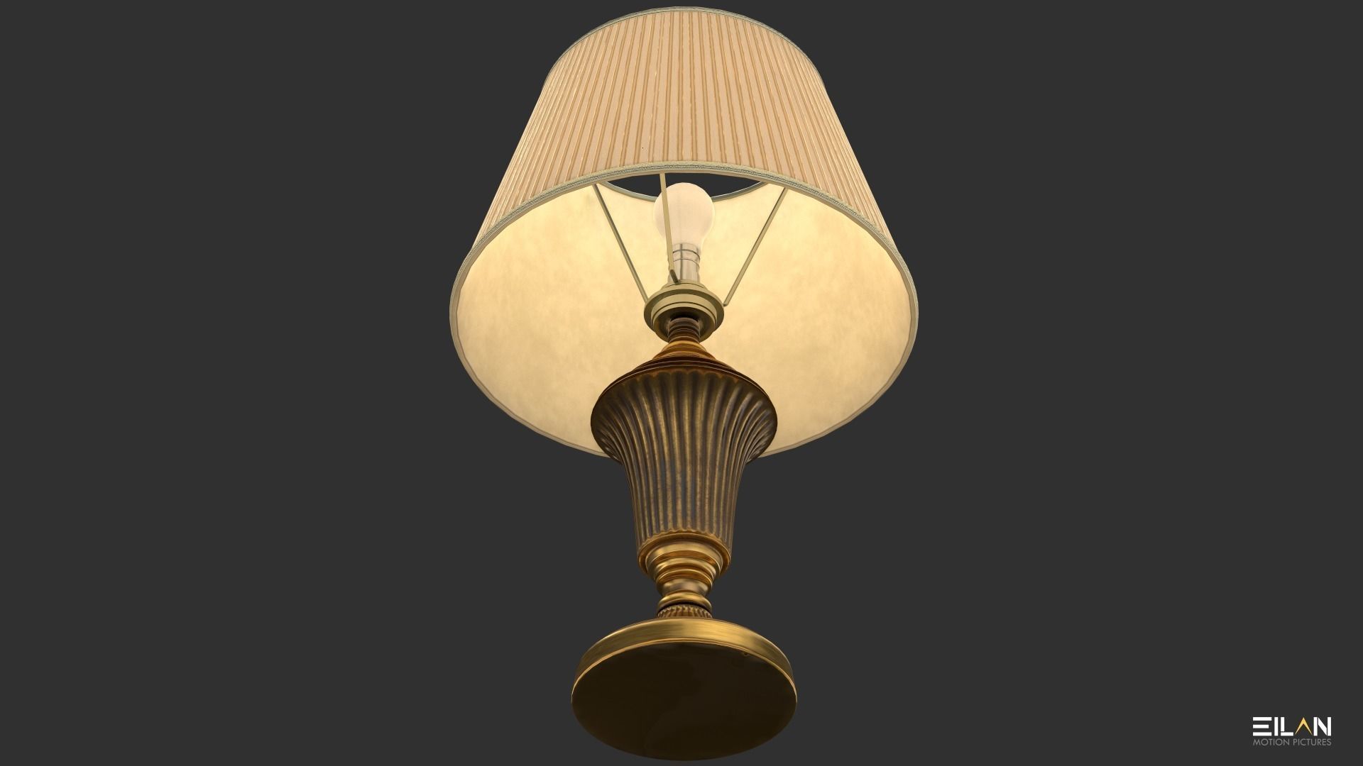 Antique Lamp Shade 3D model_4