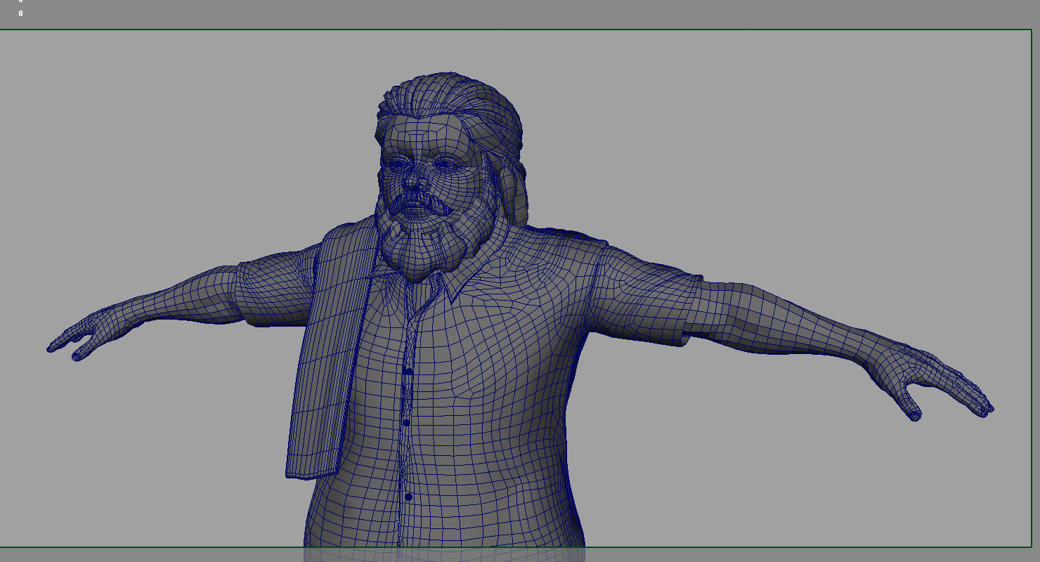  Dwarf man traditional dress 3d model 3D model_8