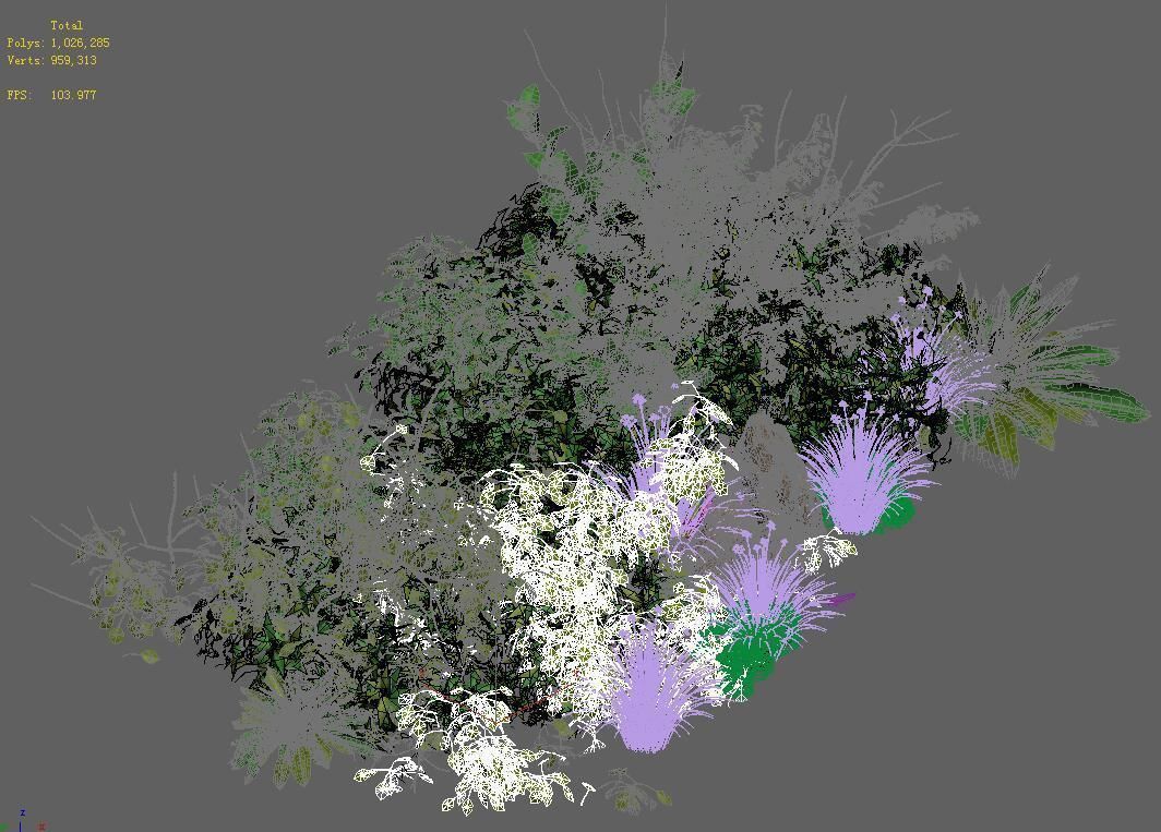 General plant - flowers 38 3D model_2