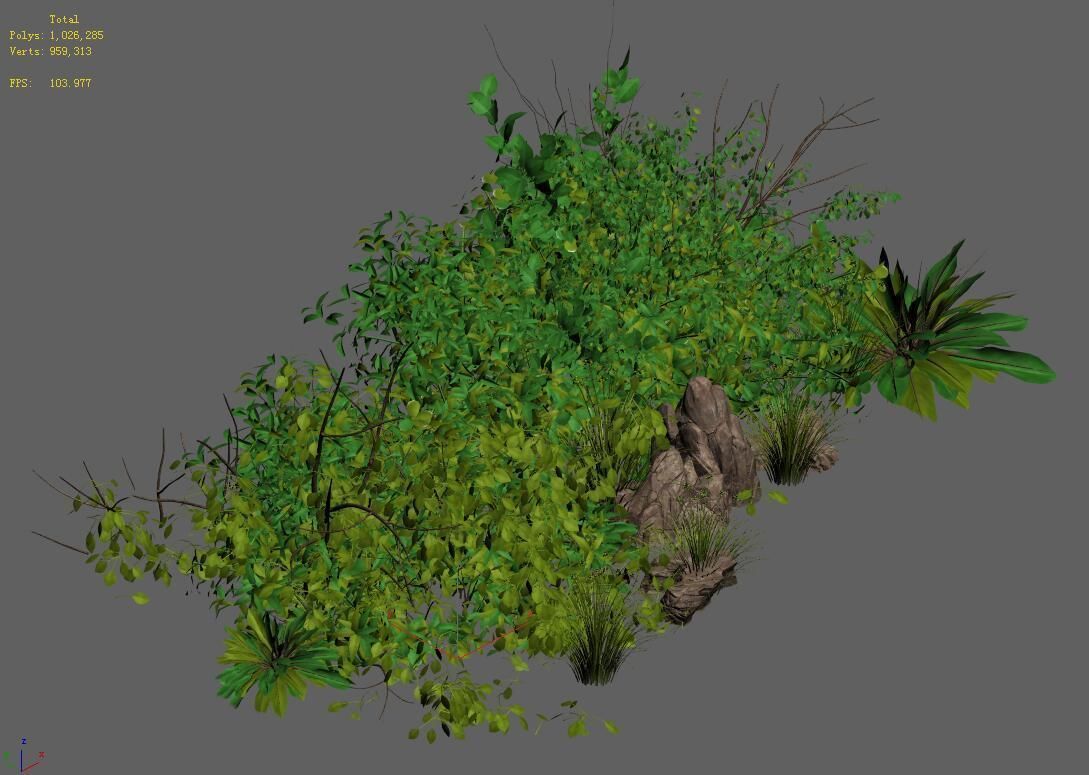 General plant - flowers 38 3D model_1