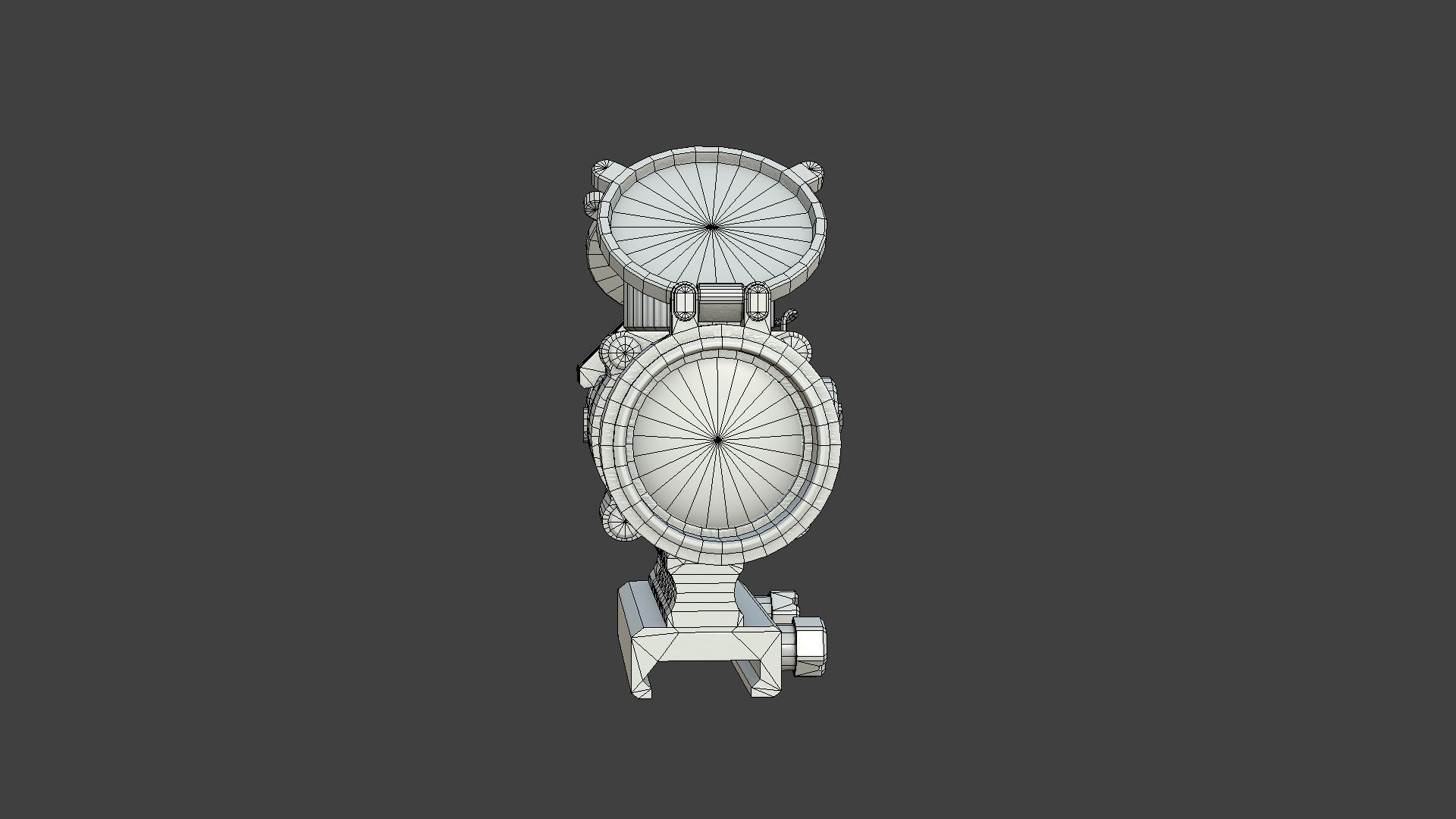 Weapon - Scope - 06 - Scope3X Low-poly 3D model_19