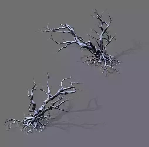 Game Model - Snow - Dead Tree 02