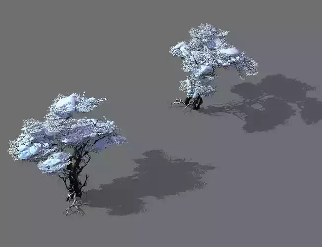 Game Model - Snow - Dead Tree 03
