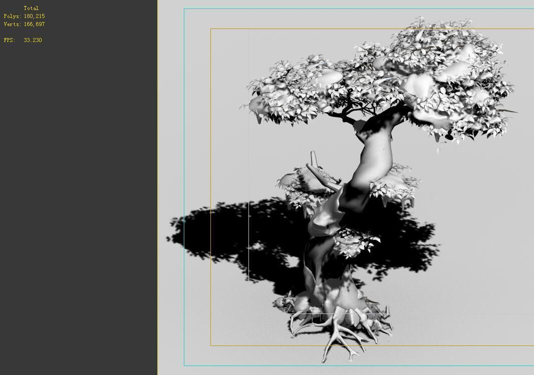 Game Models - Snow - Trees 05 3D model_1