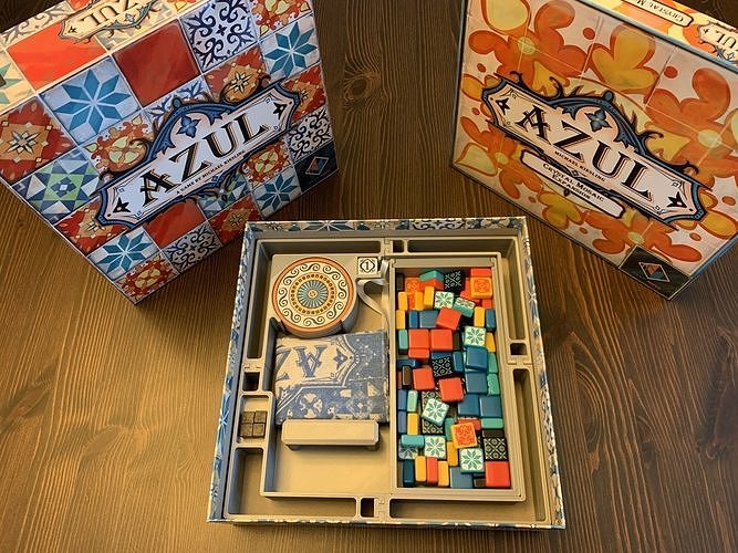 Azul with Crystal Mosaic Expansion Board Game Organizer Insert 3D print model