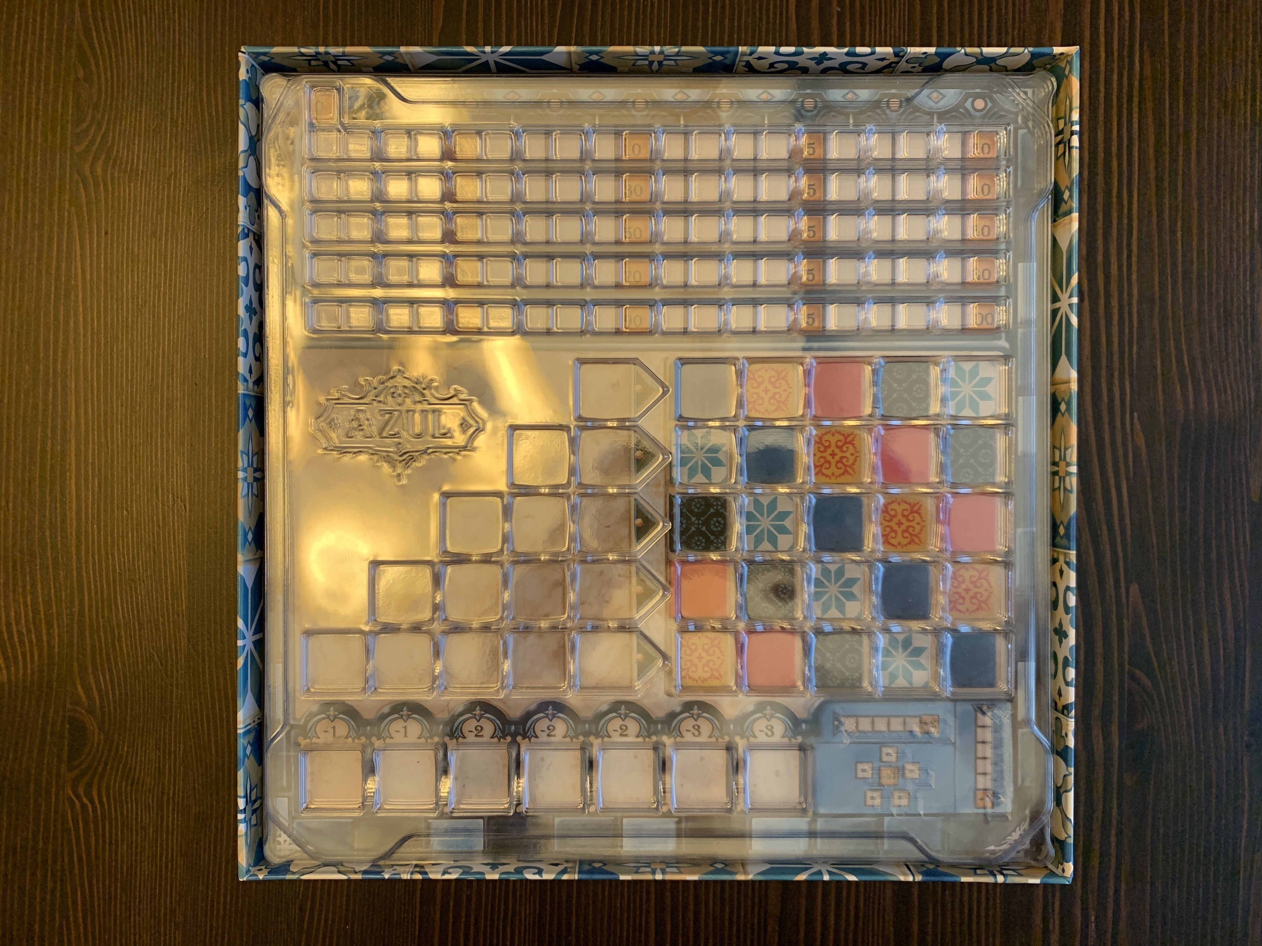 Azul with Crystal Mosaic Expansion Board Game Organizer Insert 3D print model_11