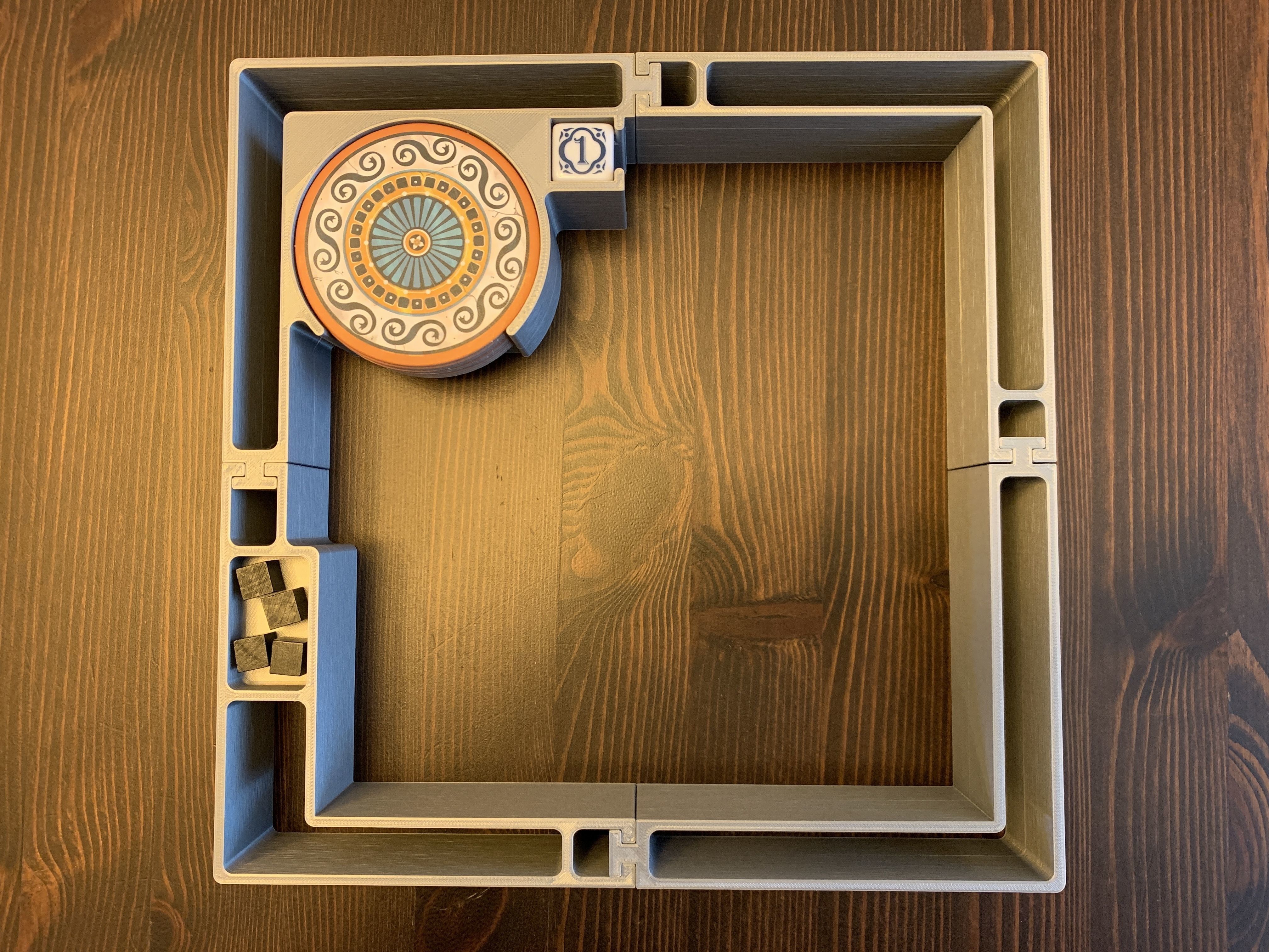 Azul with Crystal Mosaic Expansion Board Game Organizer Insert 3D print model_6