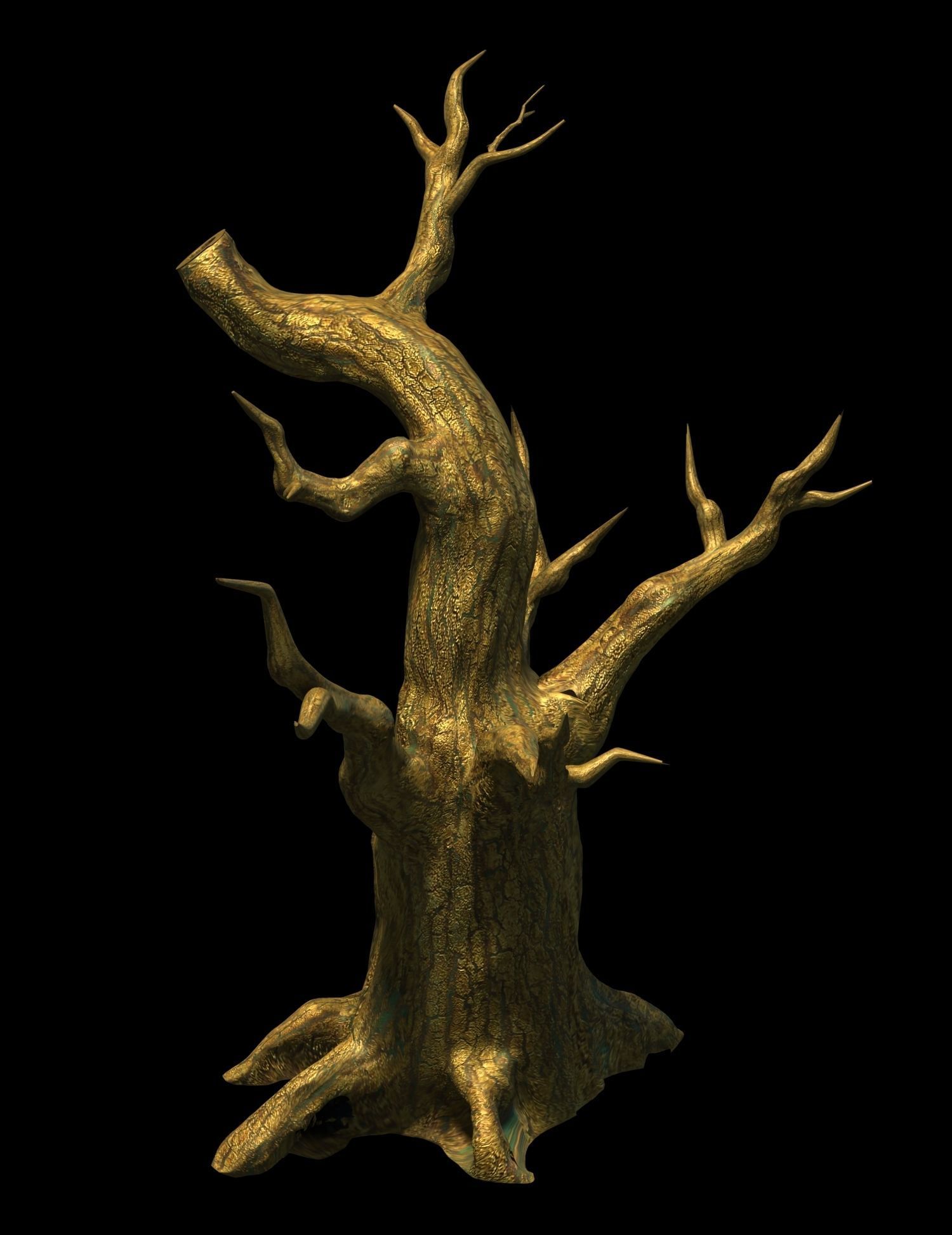 Fairy town - dead tree 3 3D model_1