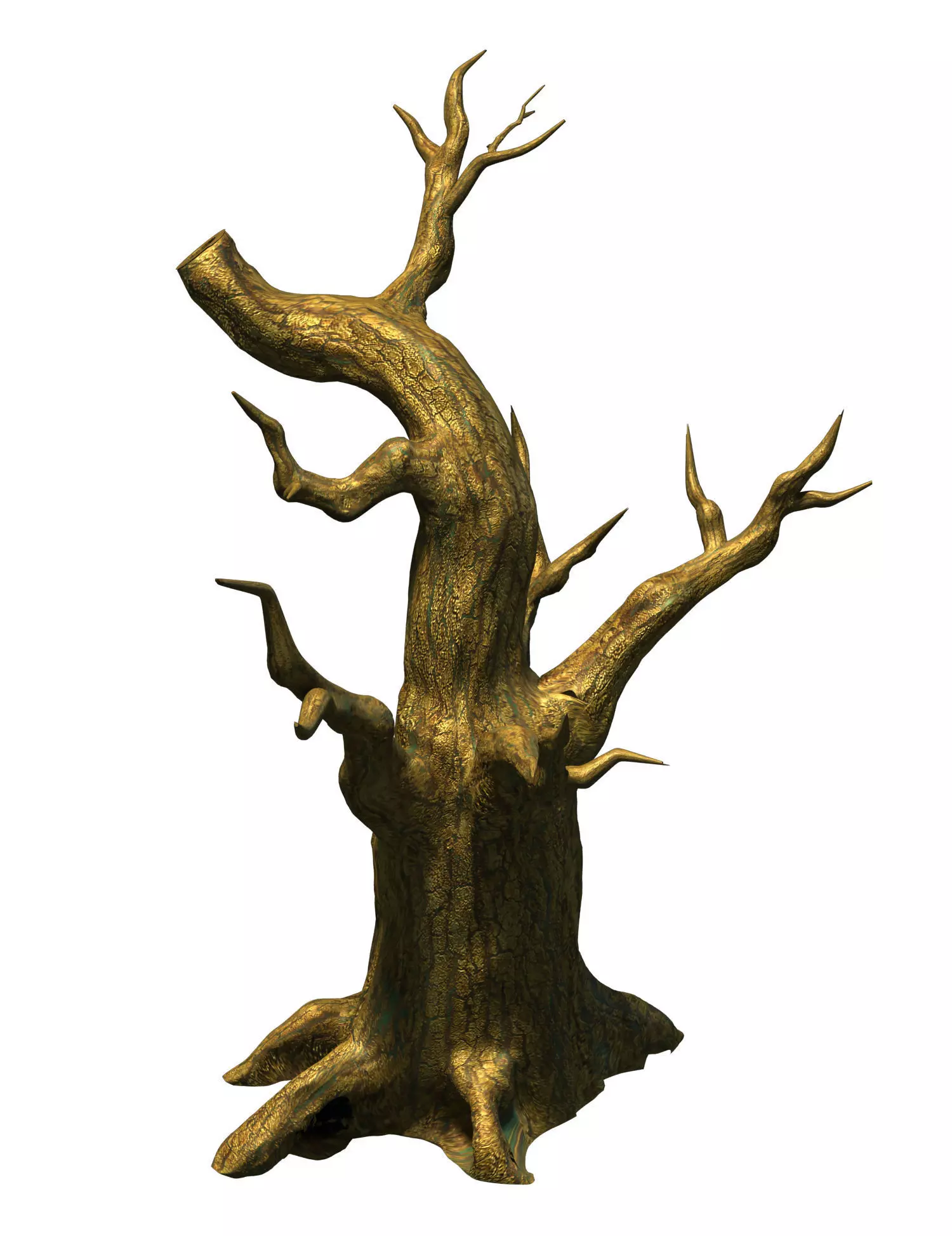 Fairy town - dead tree 3 3D model_0