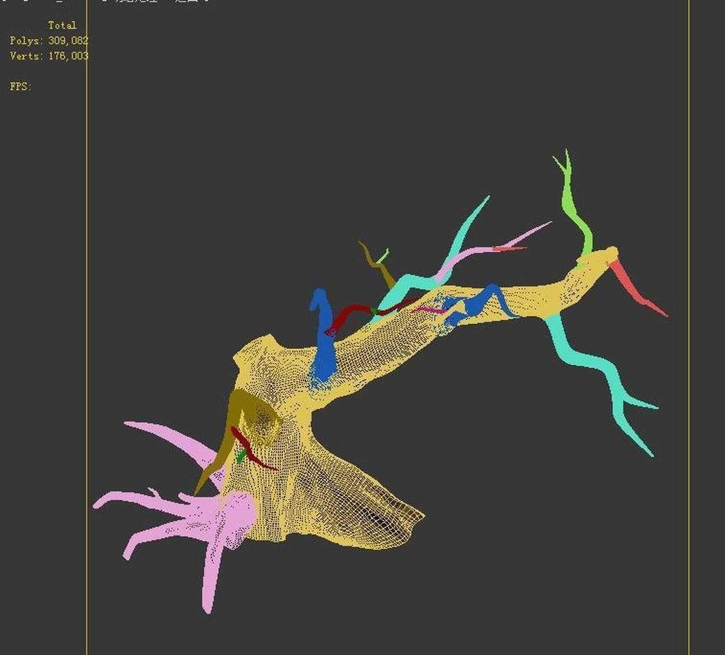 Fairy town - dead tree 4 3D model_4