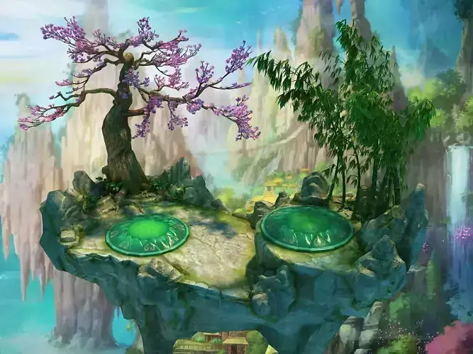 Game model - field - Alpine sightseeing platform