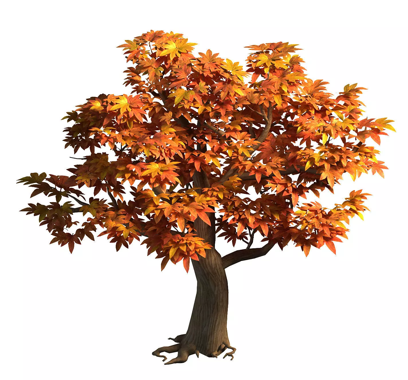 Game Model - Maple 014 3D model_0