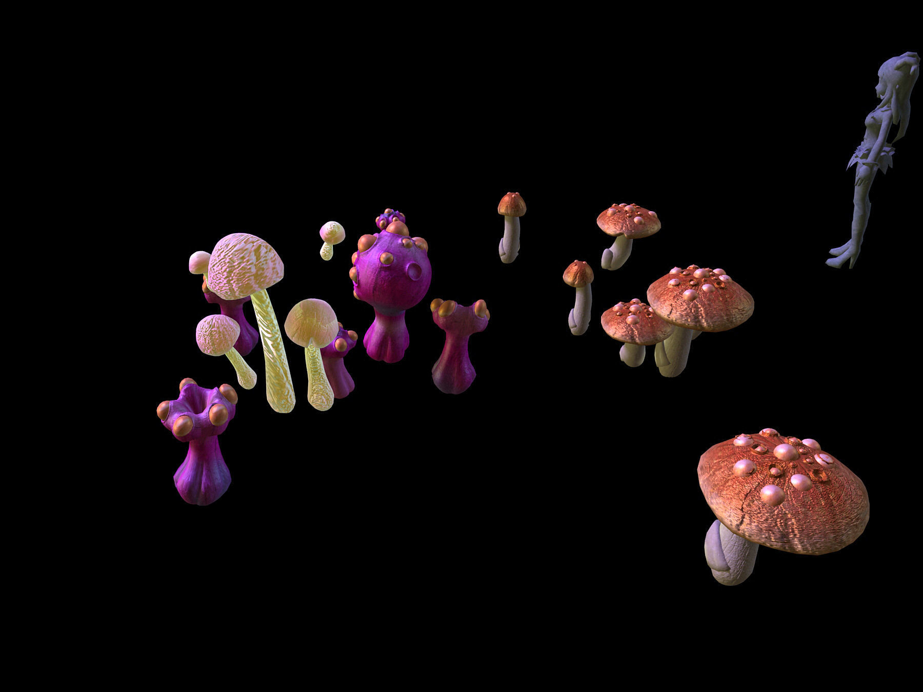 Game - Strange Mushroom Collection 3D model_1