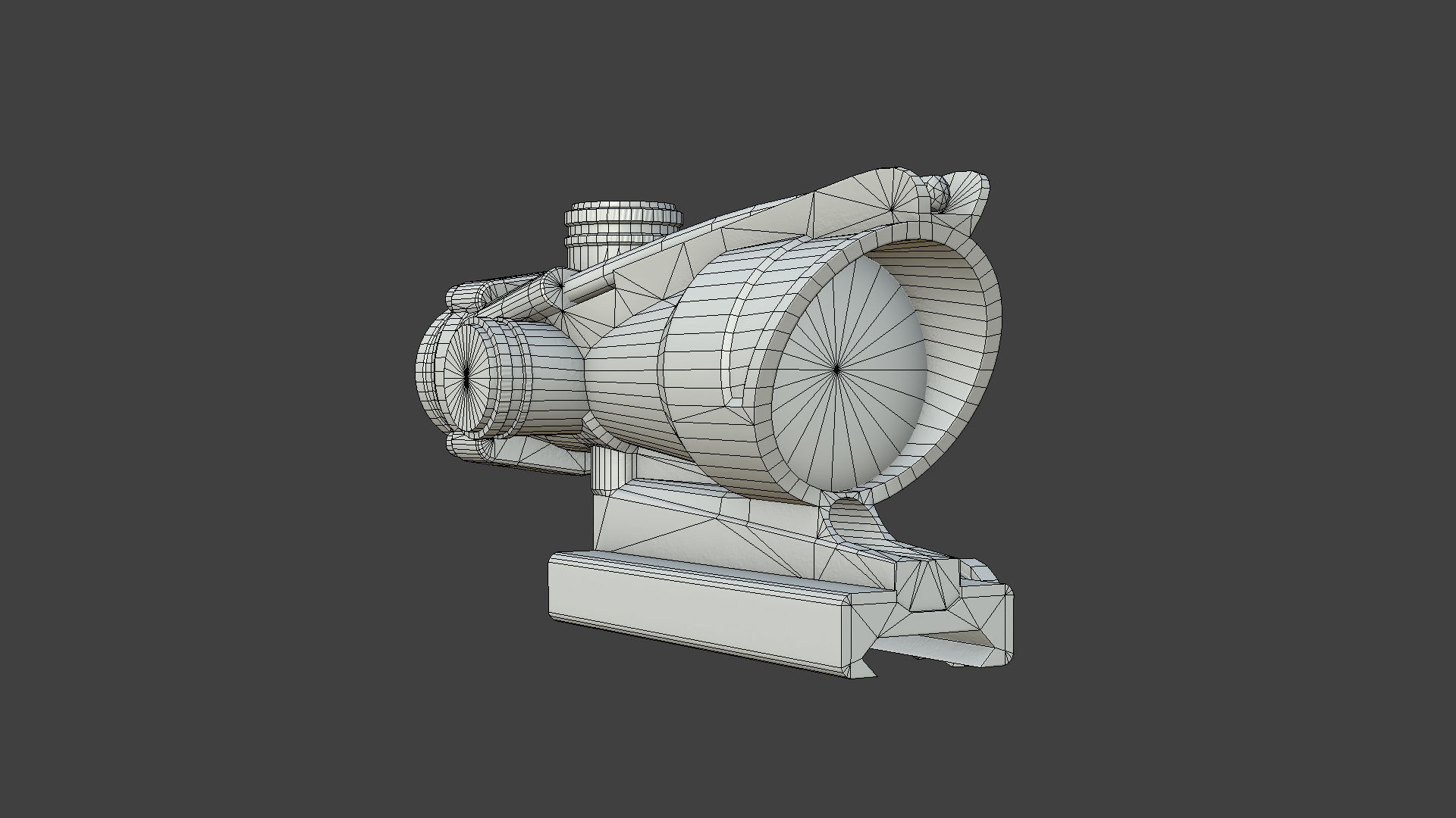 Weapon - Scope - 07 - Scope4X Low-poly 3D model_23