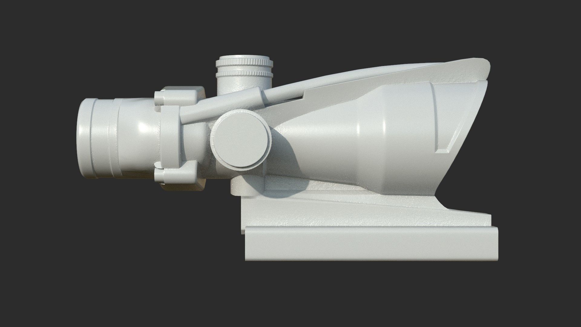 Weapon - Scope - 07 - Scope4X Low-poly 3D model_14