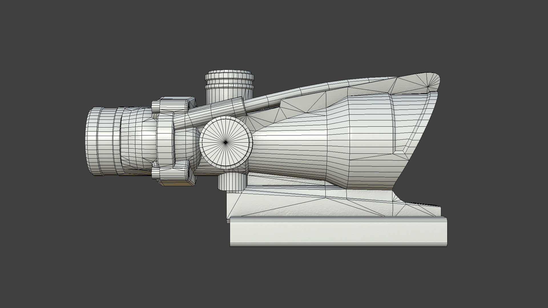 Weapon - Scope - 07 - Scope4X Low-poly 3D model_22