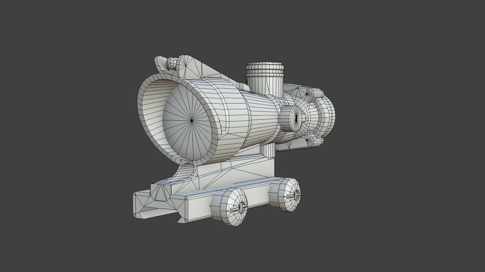 Weapon - Scope - 07 - Scope4X Low-poly 3D model_25