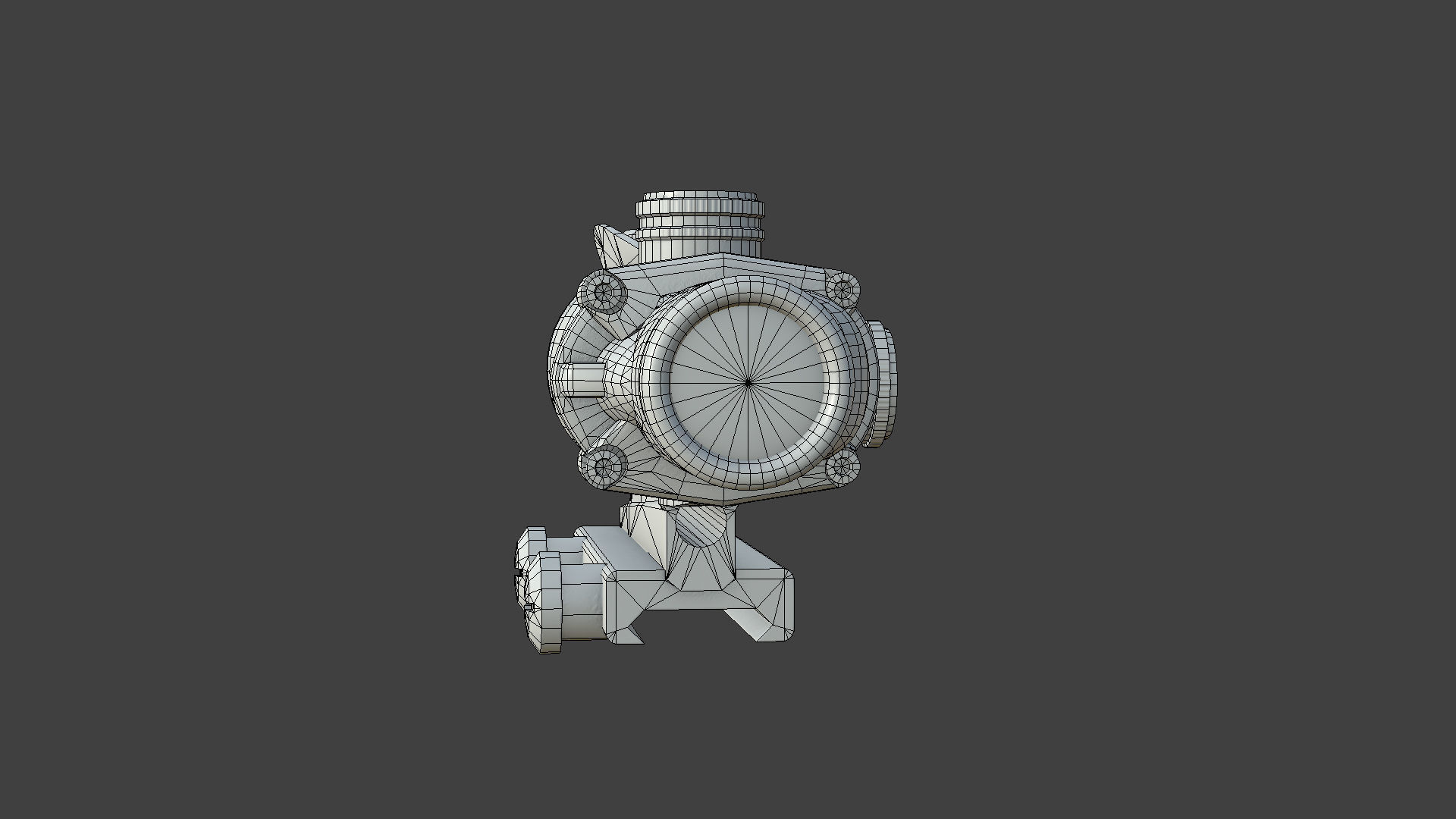 Weapon - Scope - 07 - Scope4X Low-poly 3D model_20
