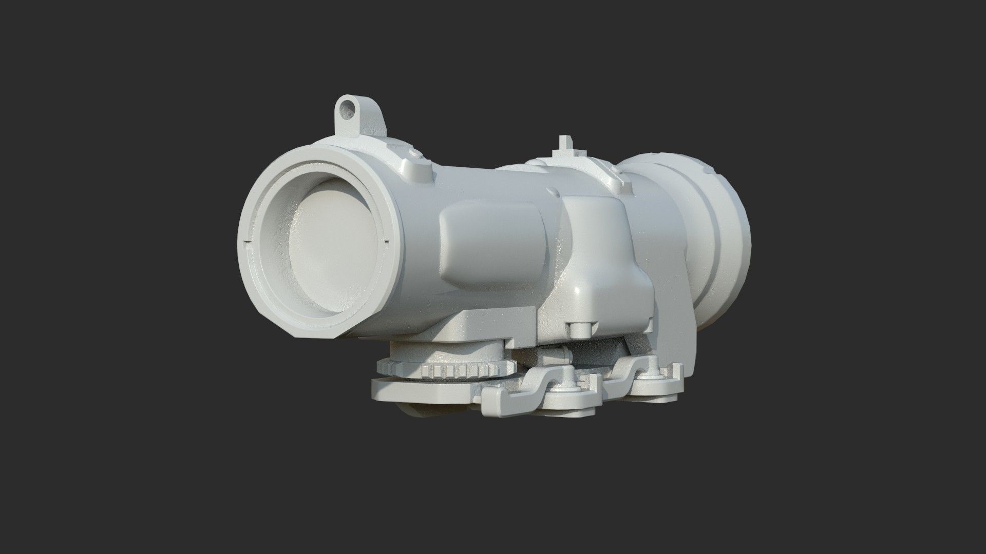Weapon - Scope - 08 - Scope6X Low-poly 3D model_12