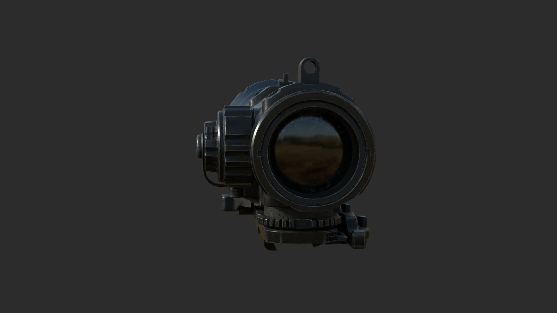 Weapon - Scope - 08 - Scope6X Low-poly 3D model_3