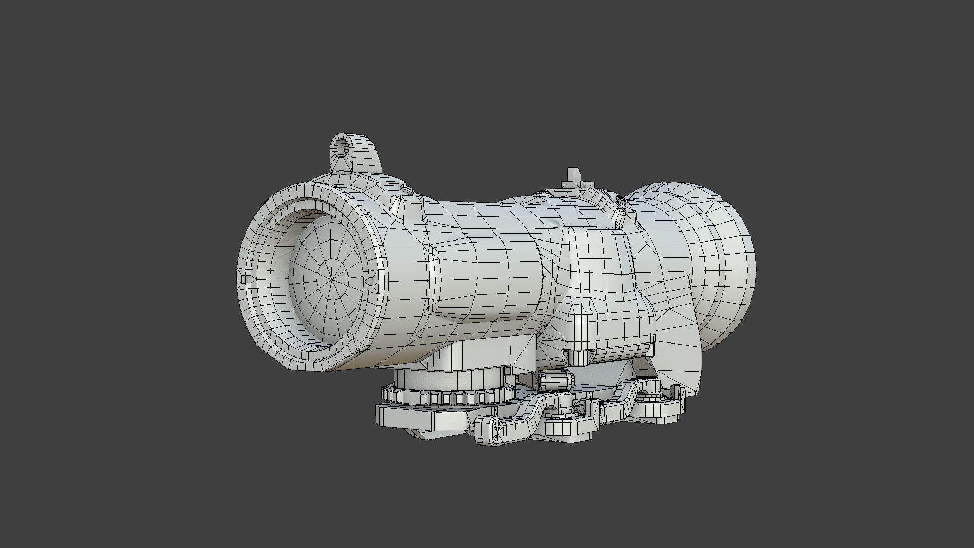 Weapon - Scope - 08 - Scope6X Low-poly 3D model_20