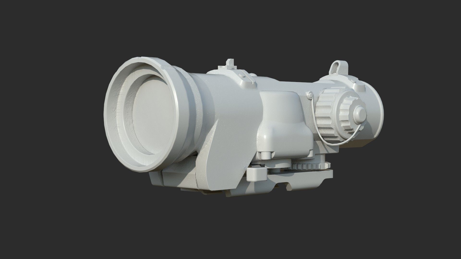 Weapon - Scope - 08 - Scope6X Low-poly 3D model_16
