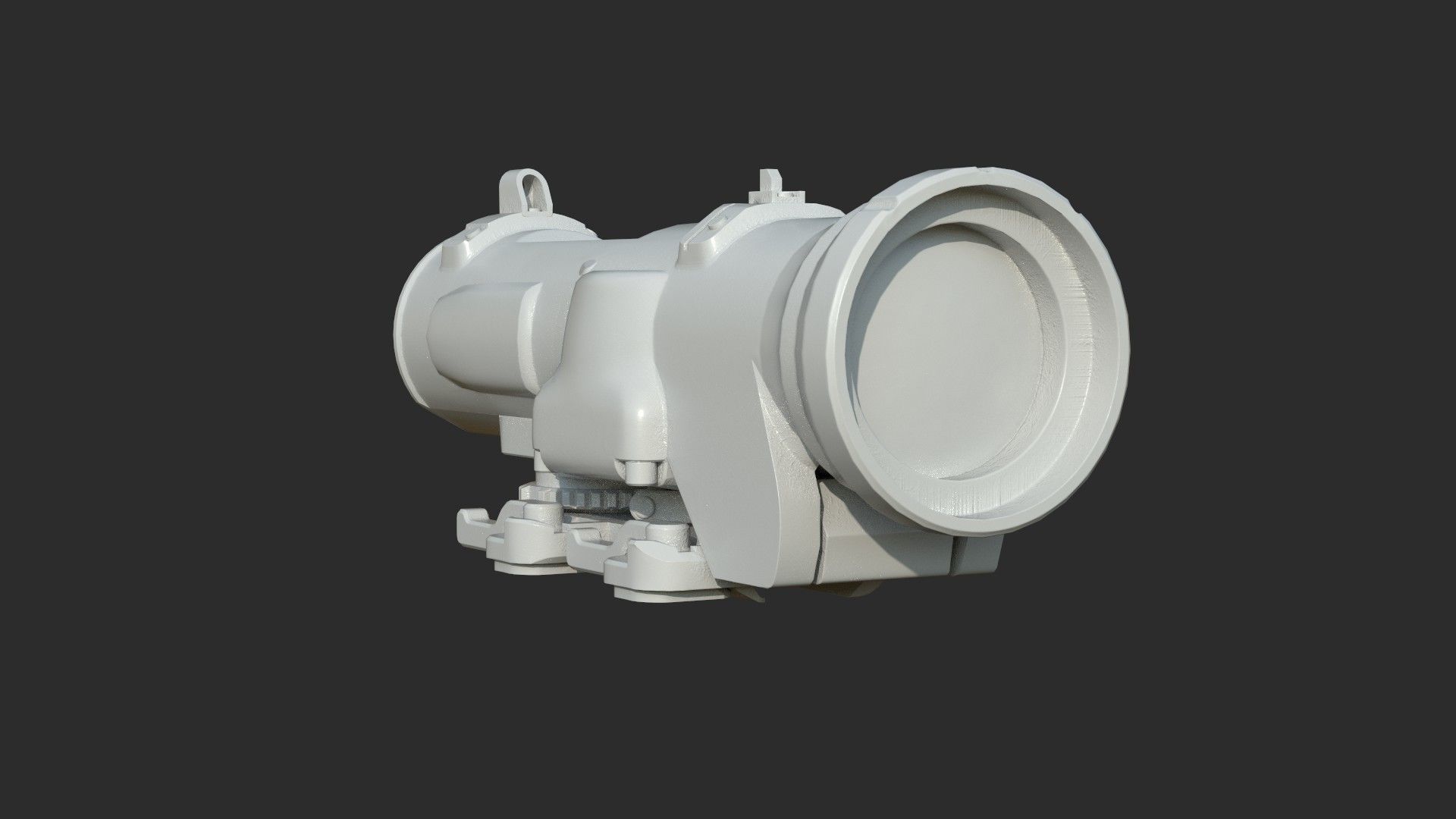 Weapon - Scope - 08 - Scope6X Low-poly 3D model_14