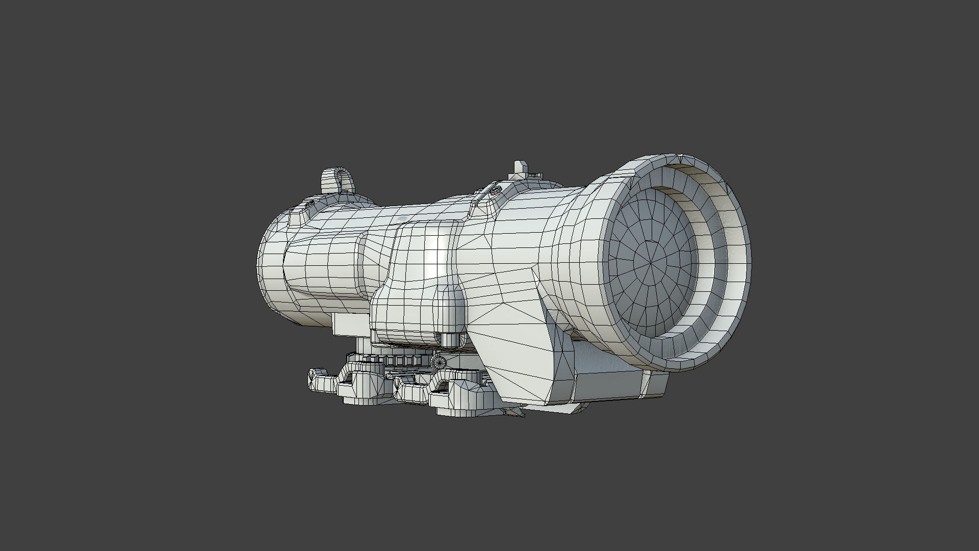 Weapon - Scope - 08 - Scope6X Low-poly 3D model_22