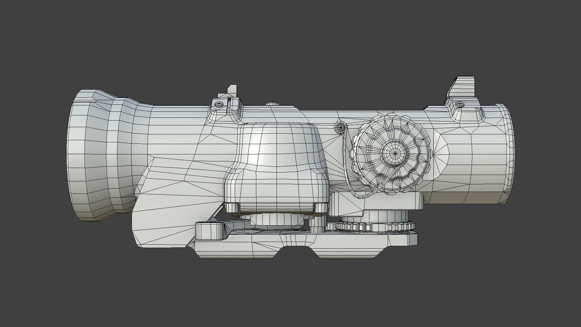 Weapon - Scope - 08 - Scope6X Low-poly 3D model_17