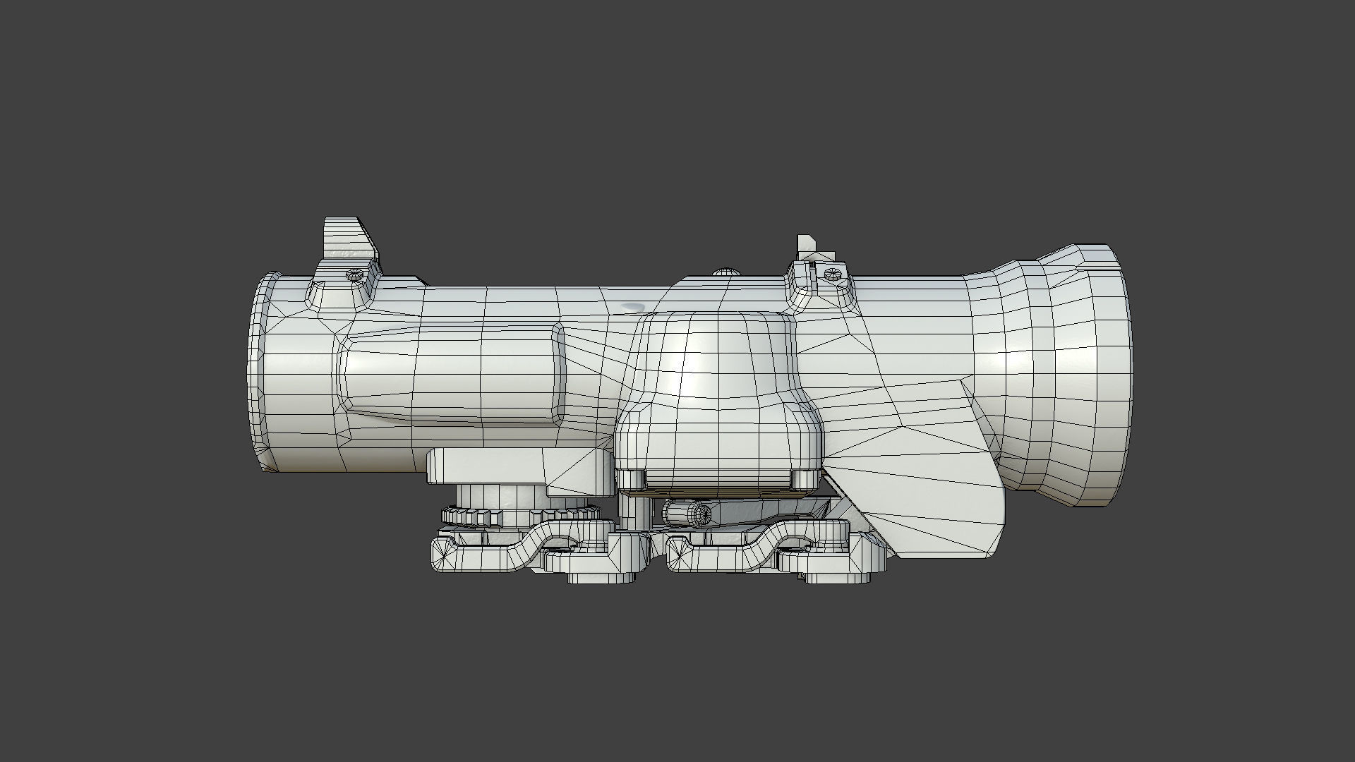 Weapon - Scope - 08 - Scope6X Low-poly 3D model_21