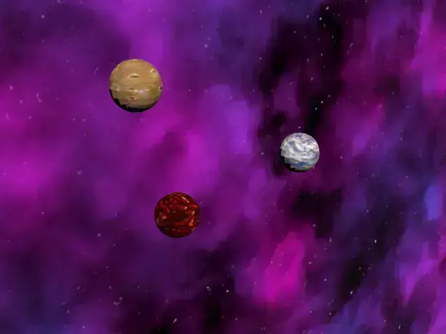 Planets and Nebula Background and Atmosphere