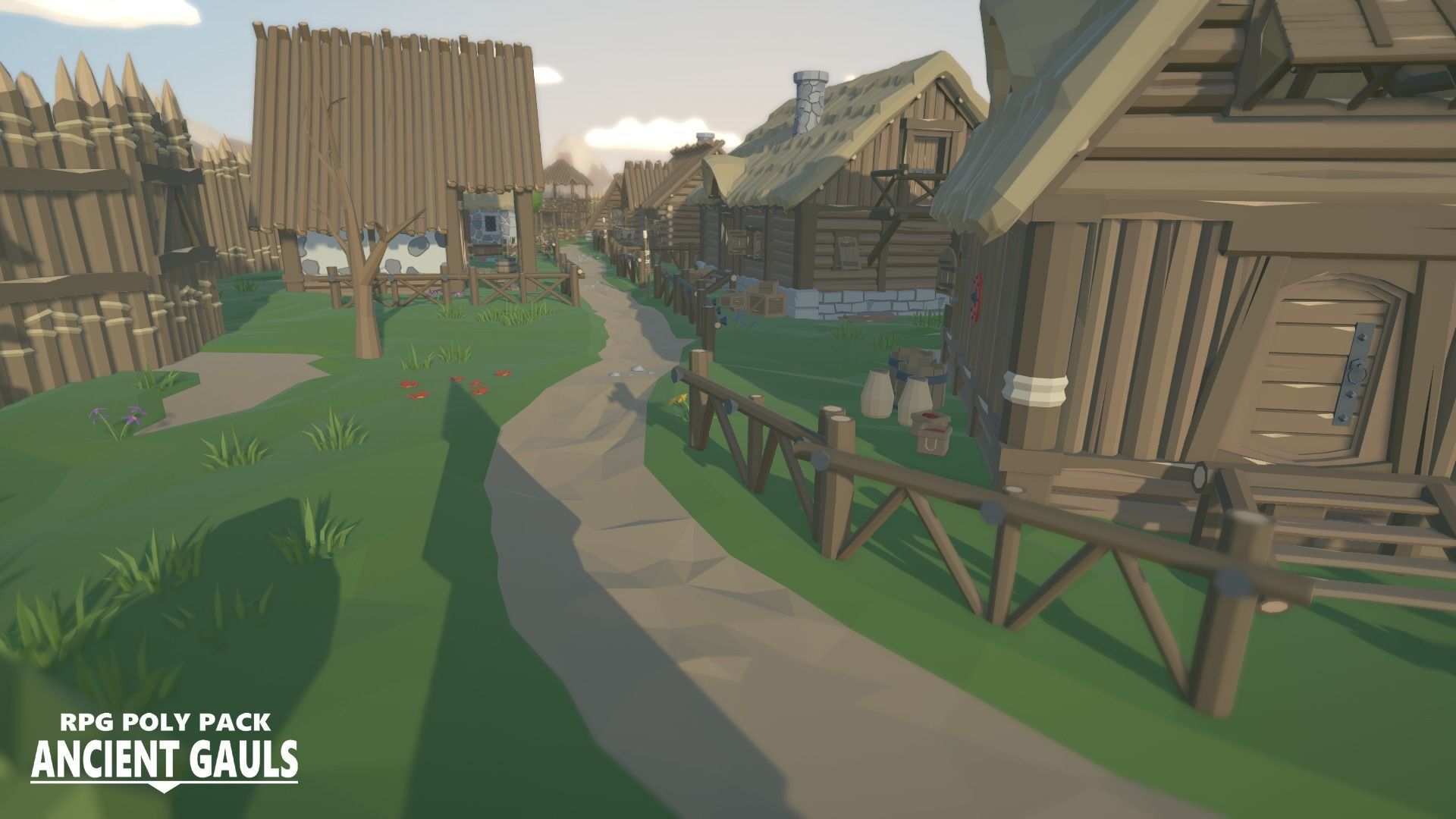 RPG Poly Pack - Ancient Gauls Low-poly 3D model_4