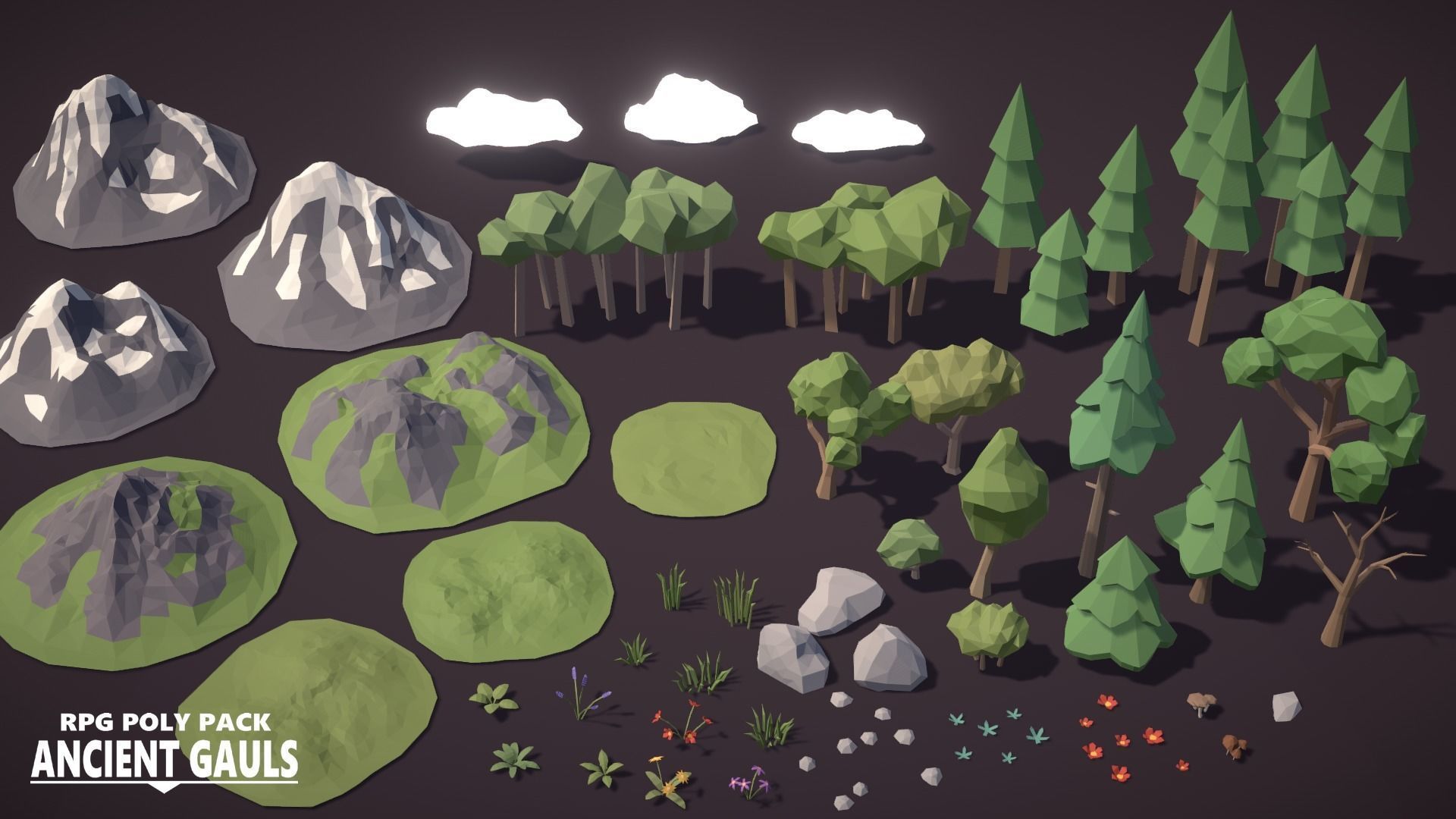 RPG Poly Pack - Ancient Gauls Low-poly 3D model_23