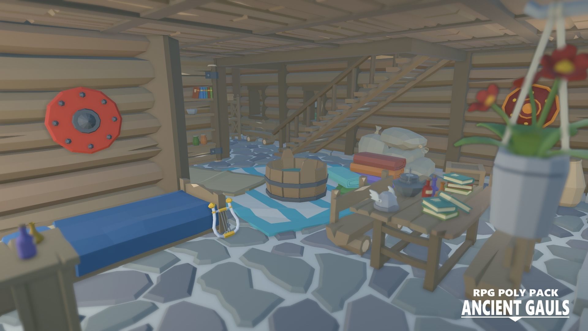 RPG Poly Pack - Ancient Gauls Low-poly 3D model_8